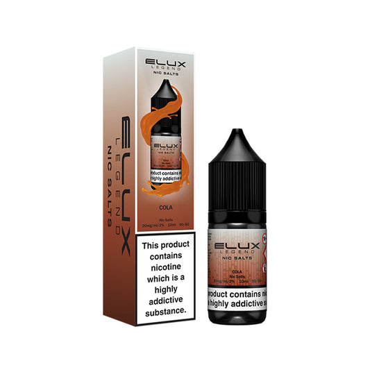 Elux 10ml Nic Salt E-Liquid Cola