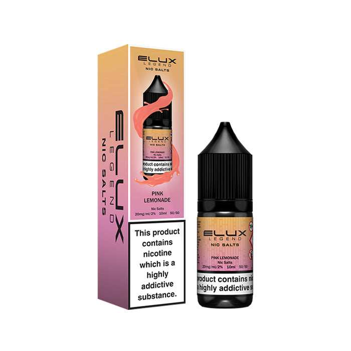 Elux 10ml Nic Salt E-Liquid Pink Lemonade