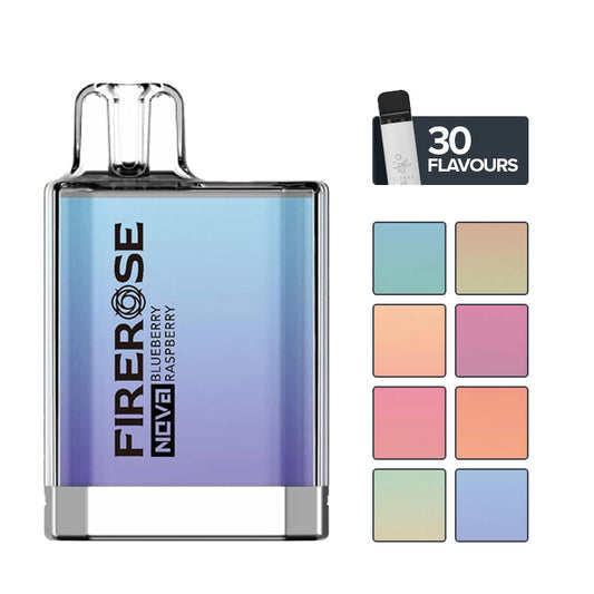 Elux Firerose Nova Disposable with 8 colour boxes