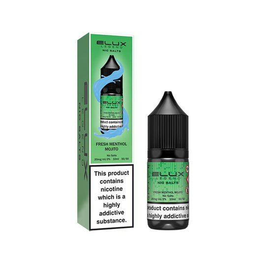 Elux Legend 10ml Nic Salt Fresh Menthol Mojito