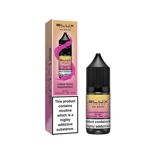 Elux Legend 10ml Nic Salt Lemon Peach Passionfruit