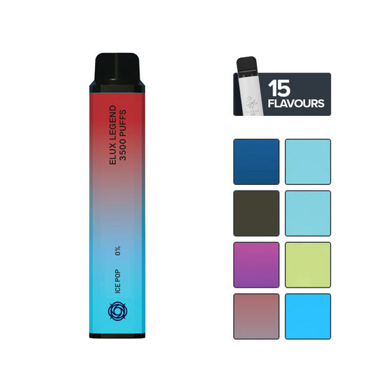 Elux Legend 3500 Disposable Vape with 8 Colour Boxes