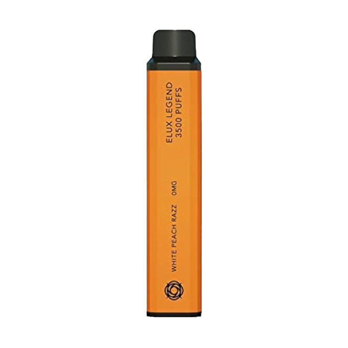 Elux 3500 Zero Nicotine Disposable Vape White Peach Razz