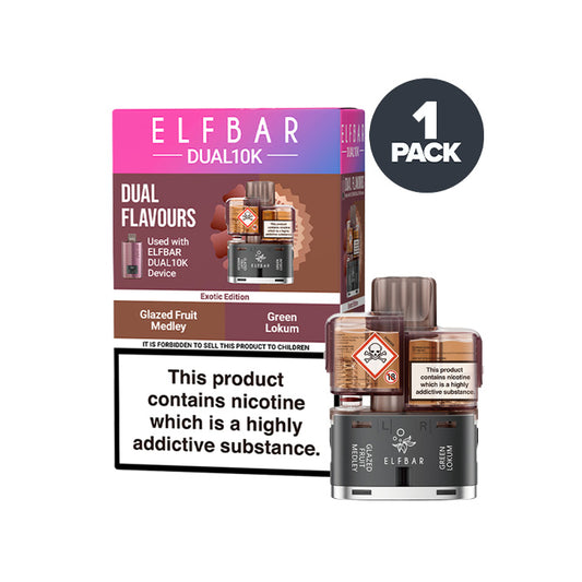 Exotic Edition Elf Bar Dual 10K Refill and Box