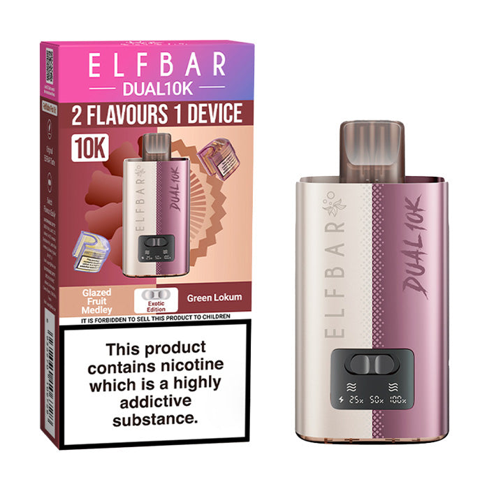 Exotic Edition Elf Bar Dual 10K Prefilled Pod Kit and Box