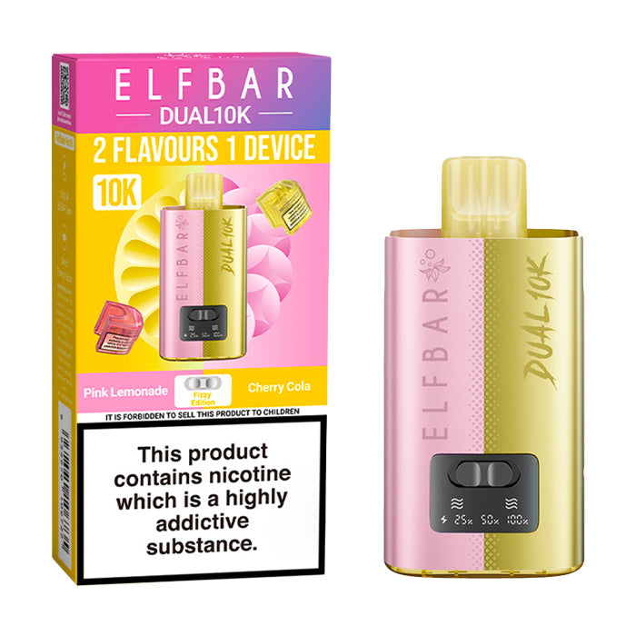 Fizzy Edition Elf Bar Dual 10K Prefilled Pod Kit and Box