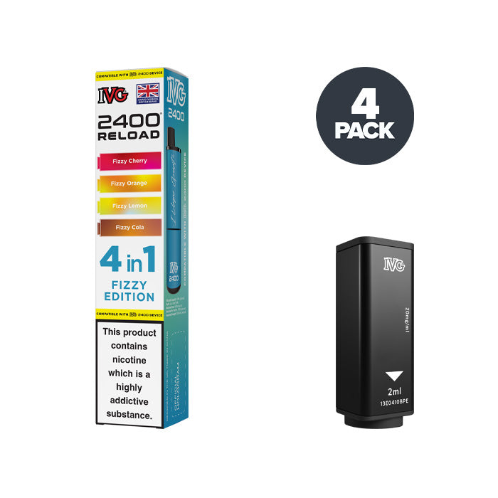 Fizzy Edition IVG 2400 Reload Prefilled Pod and Box