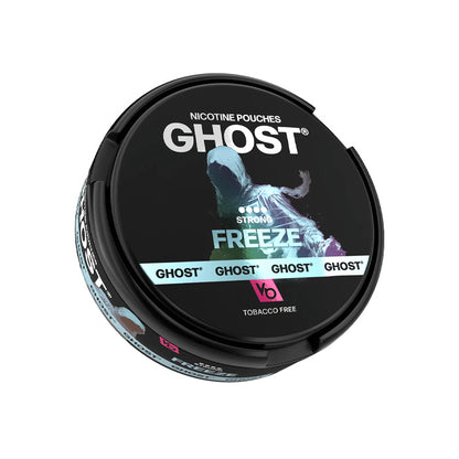 Tub of Freeze Ghost Nicotine Pouches Strong