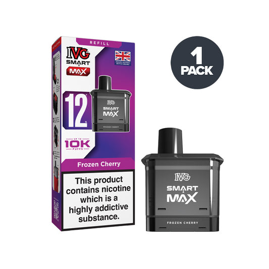 Frozen Cherry IVG Smart Max Prefilled Pod and Box