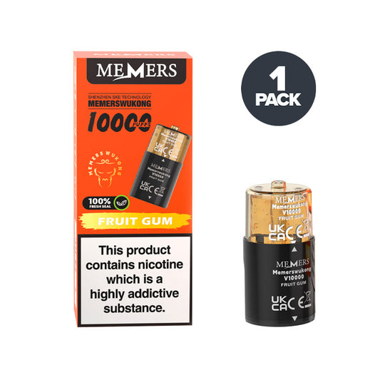Fruit Gum Memers Wukong V10000 Prefilled Pod and Box
