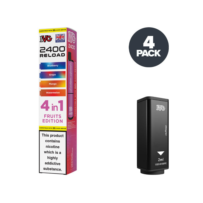 Fruits Edition IVG 2400 Reload Prefilled Pod and Box
