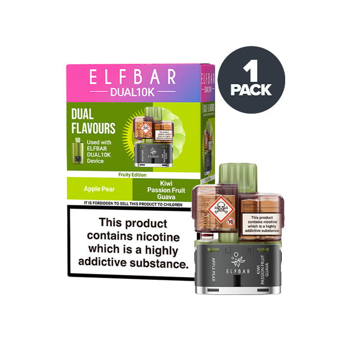 Fruity Edition Elf Bar Dual 10K Refill and Box
