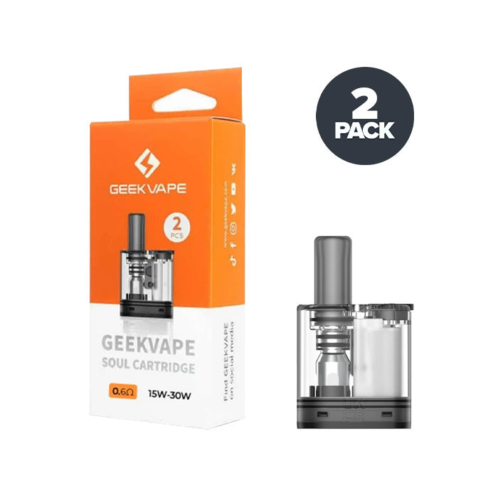 Geekvape Boost 2 (B60) Empty Replacement Pods | Pack of 2 Geekvape Boost 2 (B60) Empty Replacement Pods | Pack of 2