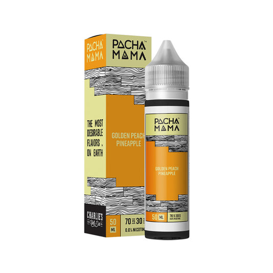 Golden Peach Pineapple 50ml Shortfill E-Liquid by Pachamama