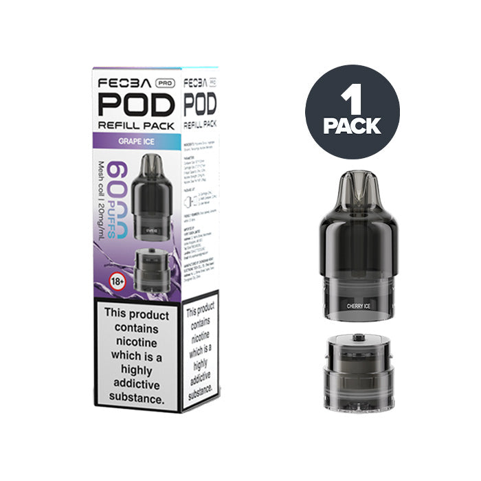 Grape Ice Feoba Pro 6000 Prefilled Pods