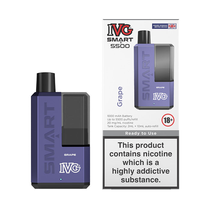 ivg smart 5500 disposable vape refill IVG Smart 5500 Disposable Vape | 5,500 Puffs