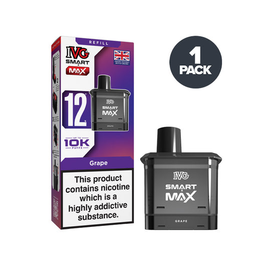 Grape IVG Smart Max Prefilled Pod and Box