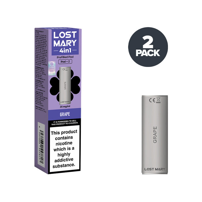 Grape Lost Mary 4in1 Pre-filled Pods