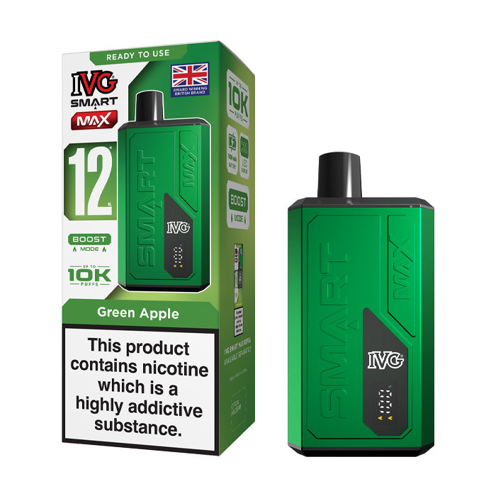 Green Apple IVG Smart Max Vape Kit and Box