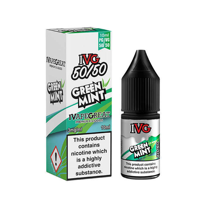 Green Mint 10ml E-Liquid by IVG 50/50