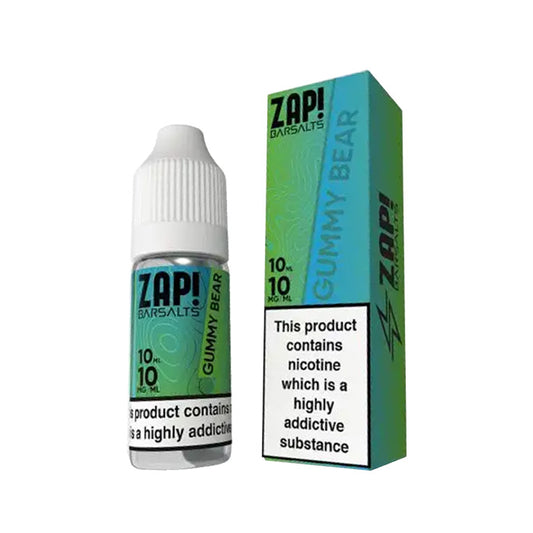 Gummy Bear 10ml Nic Salt E-Liquid by Zap Bar Salts