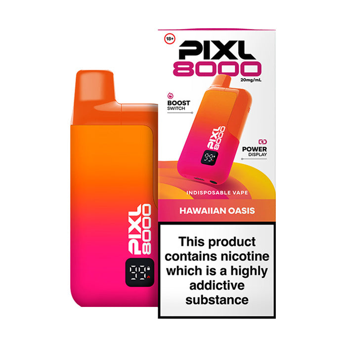 Hawaiian Oasis PIXL 8000 Prefilled Pod Kit and Box