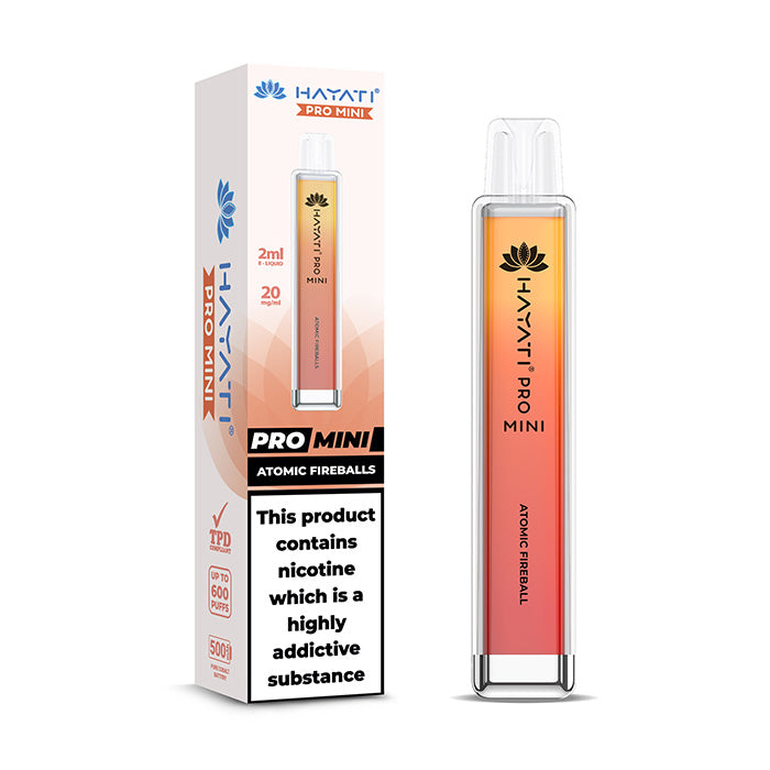 Hayati Pro Mini Disposable Vape Atomic Fireball