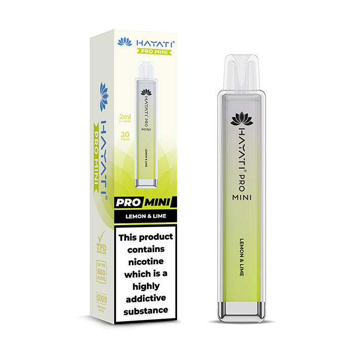 Hayati Pro Mini Disposable Vape Lemon Lime