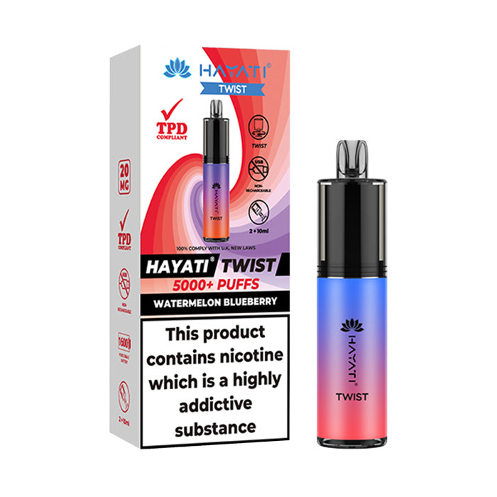 Hayati Twist 5000 Disposable Vape Kit | Compact 5000 Puff Disposables Hayati Twist 5000 Disposable Vape Kit | Compact 5000 Puff Disposables