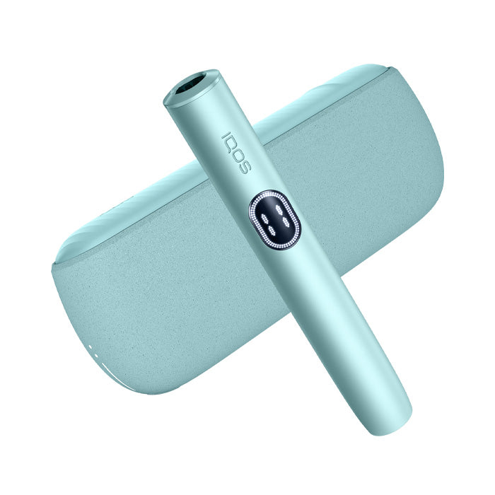 IQOS Iluma-i Kit Breeze Blue Crossed Shot