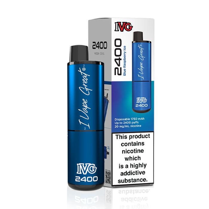 IVG 2400 Disposable Blue Raspberry Ice