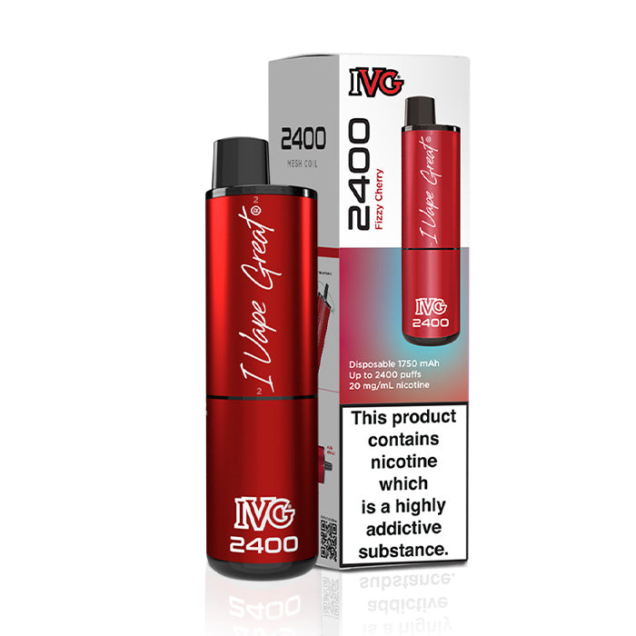 IVG 2400 Disposable Fizzy Cherry