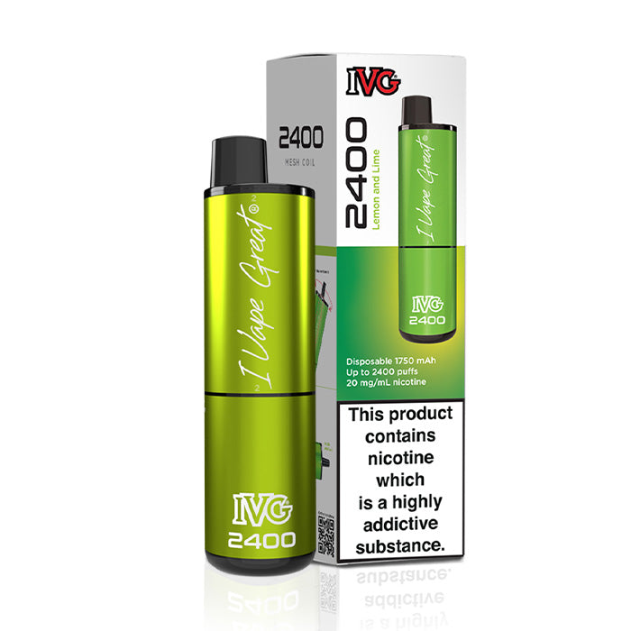 IVG 2400 Disposable Lemon Lime
