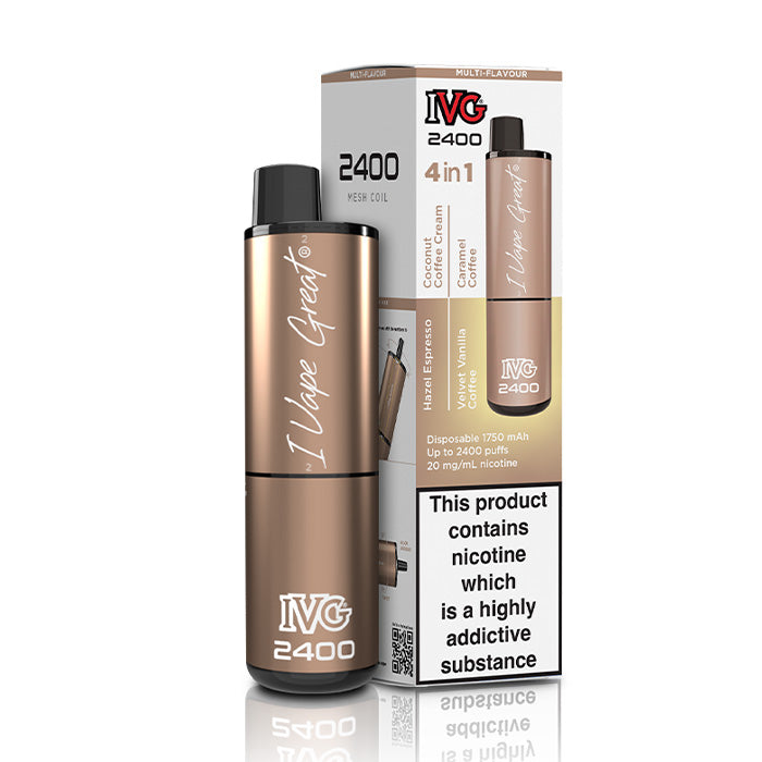 IVG 2400 Disposable Multi Flavour Coffee Edition