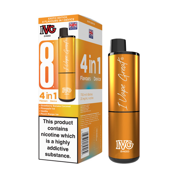 IVG 2400 Rechargeable Vape Kit Exotic Edition