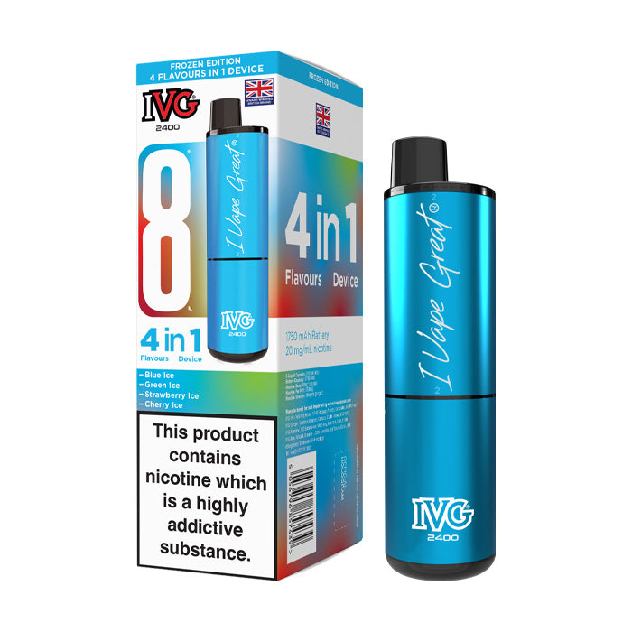 IVG 2400 Rechargeable Vape Kit Frozen Edition