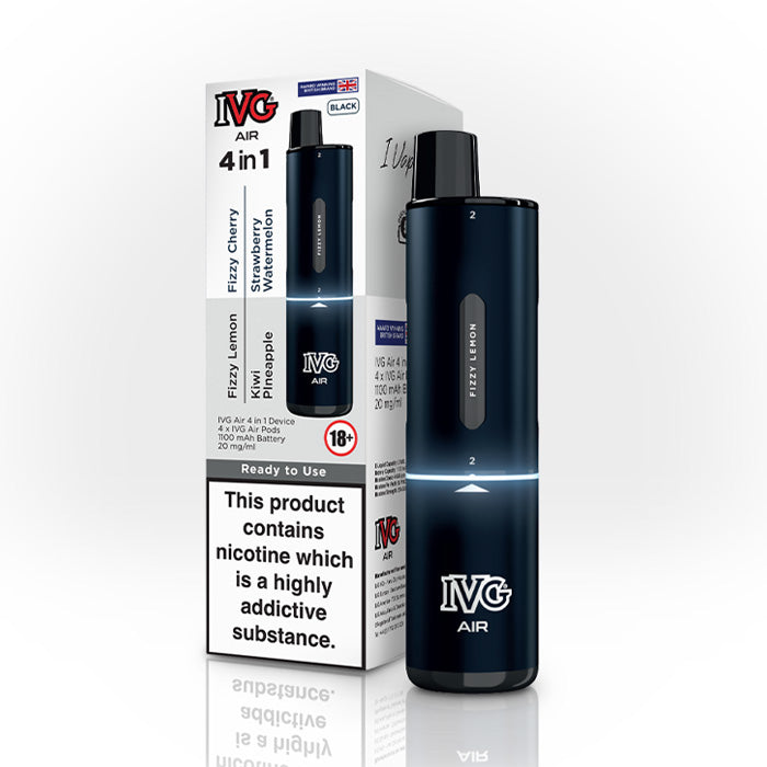 asda ivg vape IVG Air 4 in 1 Vape Kit | 4 Pre-filled Pods Included