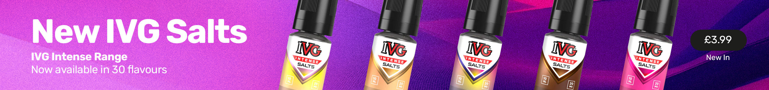 New IVG Intense E-Liquid Bottles