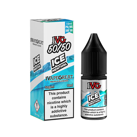 Ice Menthol 10ml E-Liquid by IVG 50/50