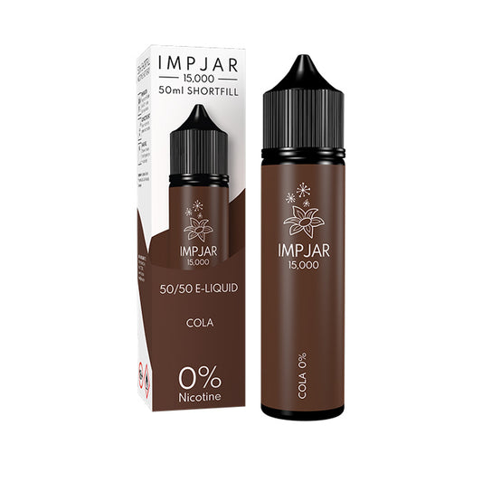 Impjar 50ml Shortfill E-Liquid Cola