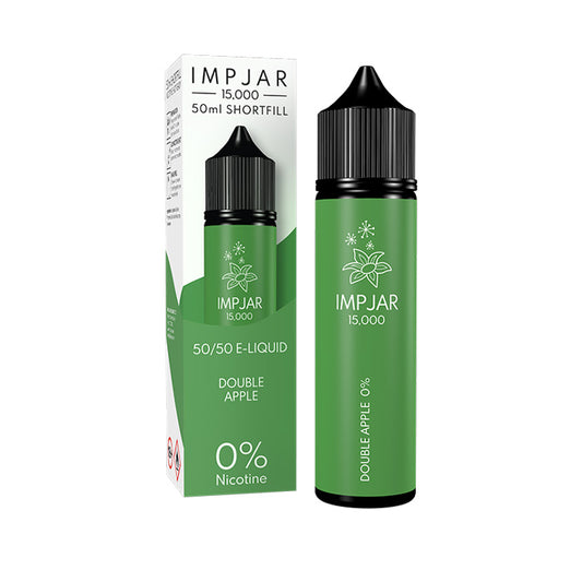 Impjar 50ml Shortfill E-Liquid Double Apple