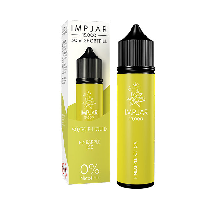Impjar 50ml Shortfill E-Liquid Pineapple Ice