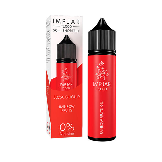 Impjar 50ml Shortfill E-Liquid Rainbow Fruits