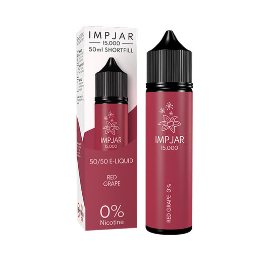 Impjar 50ml Shortfill E-Liquid Red Grape