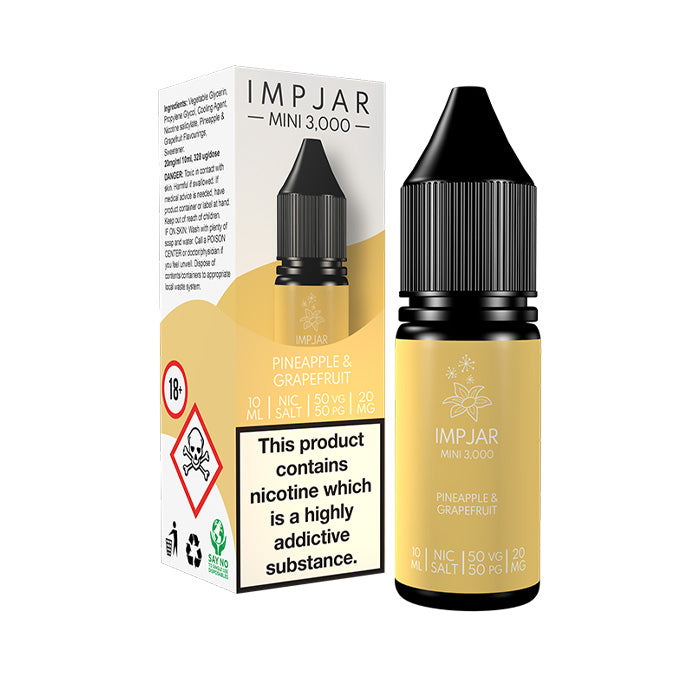 Impjar Mini 10ml Nic Salt E-Liquid Pineapple Grapefruit