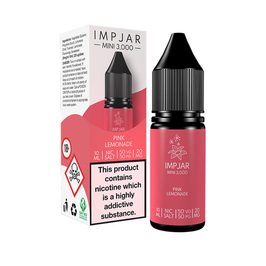 Impjar Mini 10ml Nic Salt E-Liquid Pink Lemonade