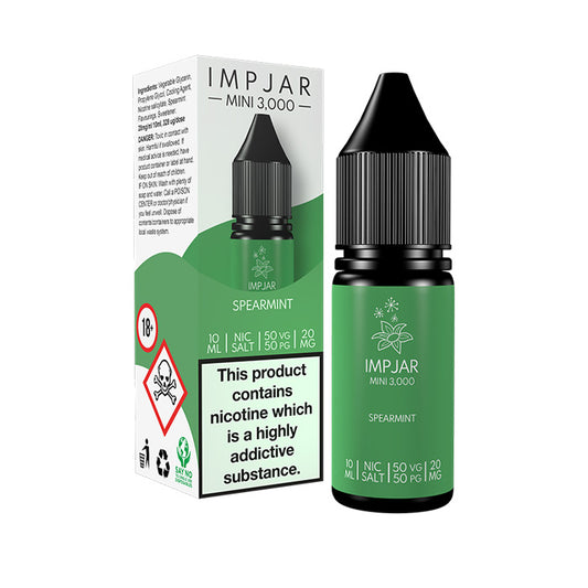 Impjar Mini 10ml Nic Salt E-Liquid Spearmint