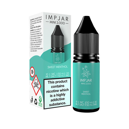 Impjar Mini 10ml Nic Salt E-Liquid Sweet Menthol