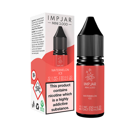 Impjar Mini 10ml Nic Salt E-Liquid Watermelon Ice