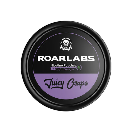 JuicyGrape Roar Labs Nicotine Pouches 6mg